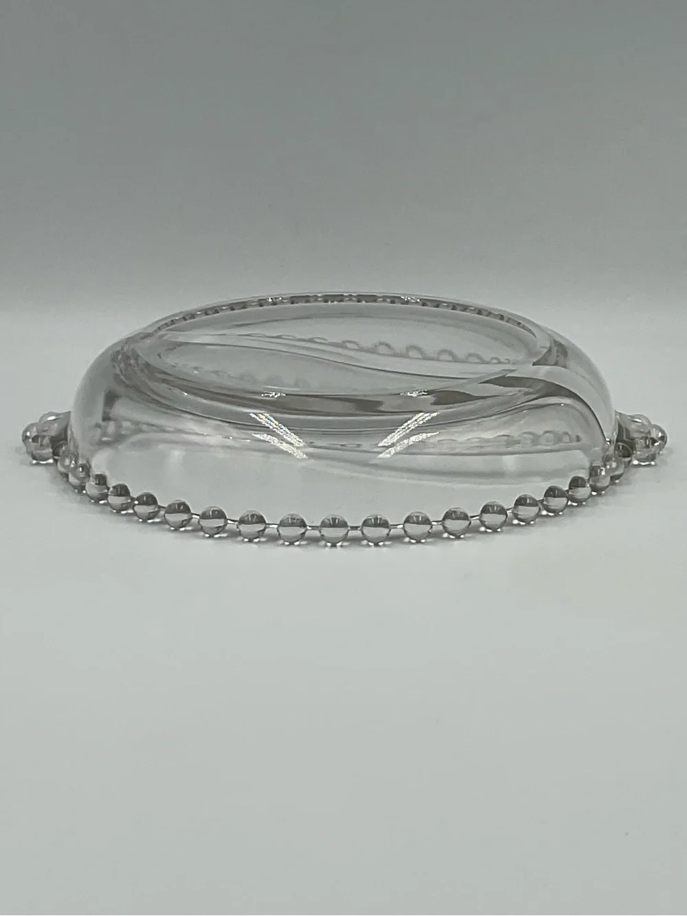 Vintage Imperial Glass Candlewick Divided Relish Dish